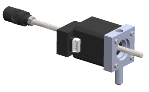 Horizontal Stepper Motor Assembly