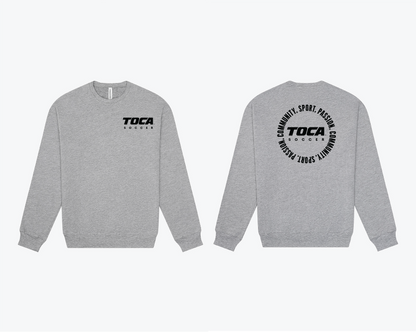 Crewneck Sweater TOCA Sport. Passion. Community. Back