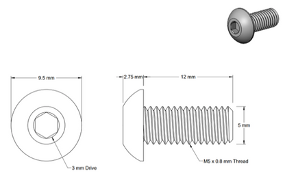 10 Short Hopper Screws